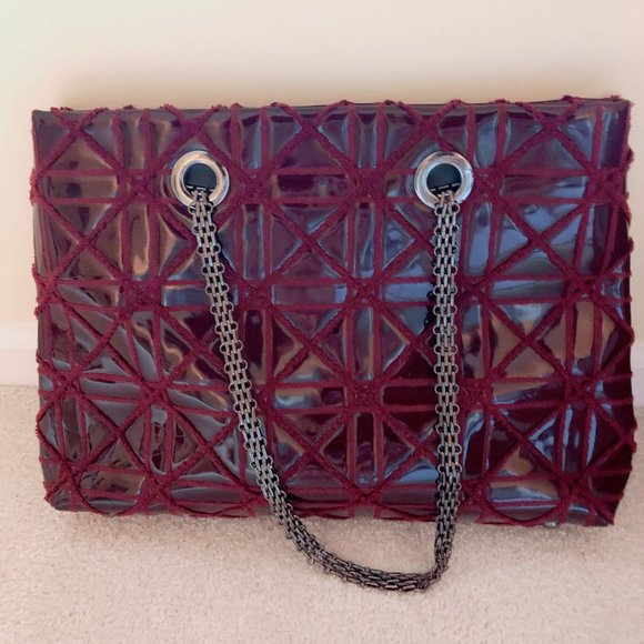 Big Buddha Bag - Maroon Patent Leather - Picture 1 of 7